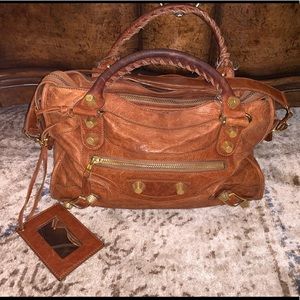 BALENCIAGA Motocross Giant 21 City Caramel Brown